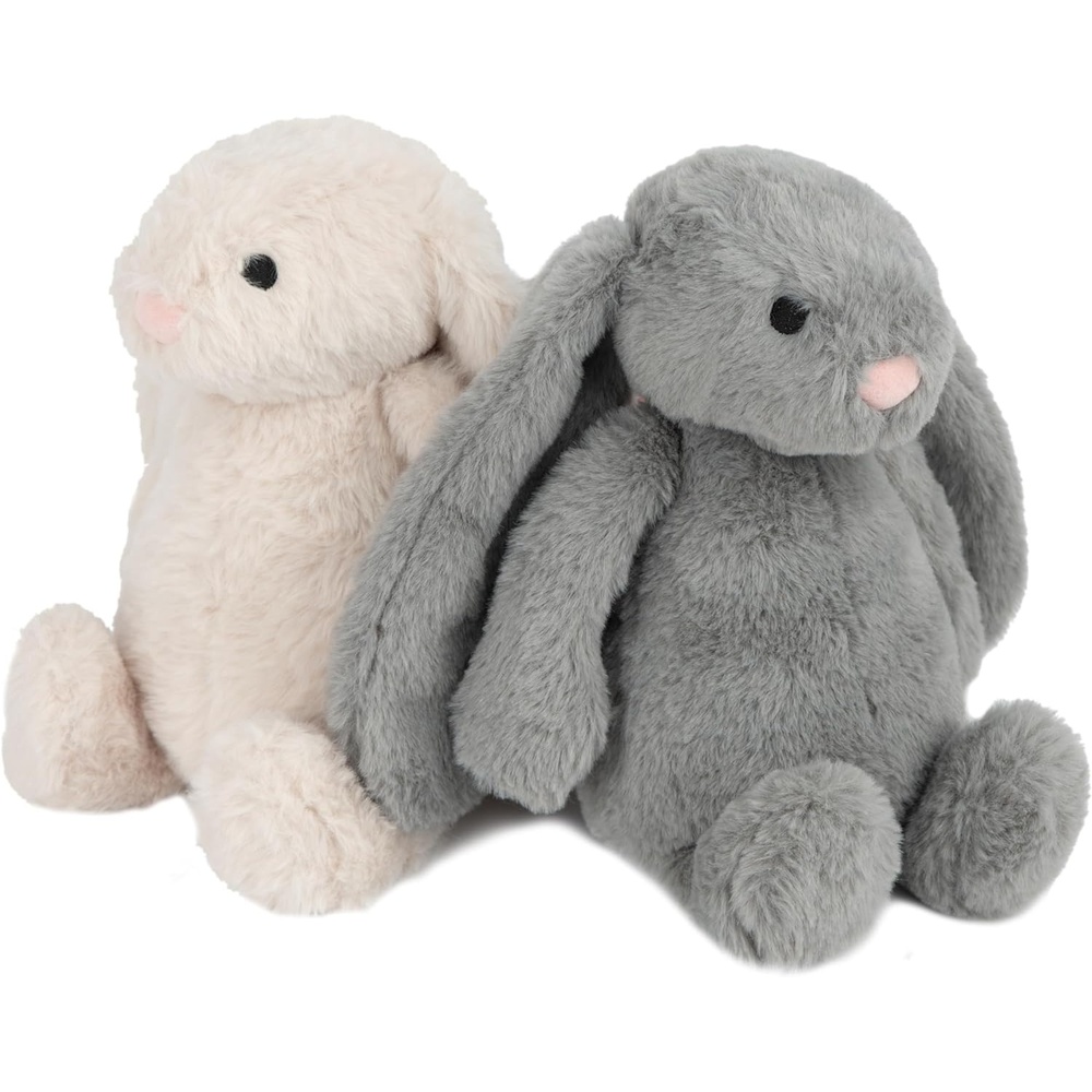 image:imageBest Pet Supplies Interactive Squeaky Dog Chew Toy Ideal Dog Toys for Chewers Small Medium amp Large Dogs and Fetch Lovers Crinkle Duck Blue LargeBunny Beige Gray
