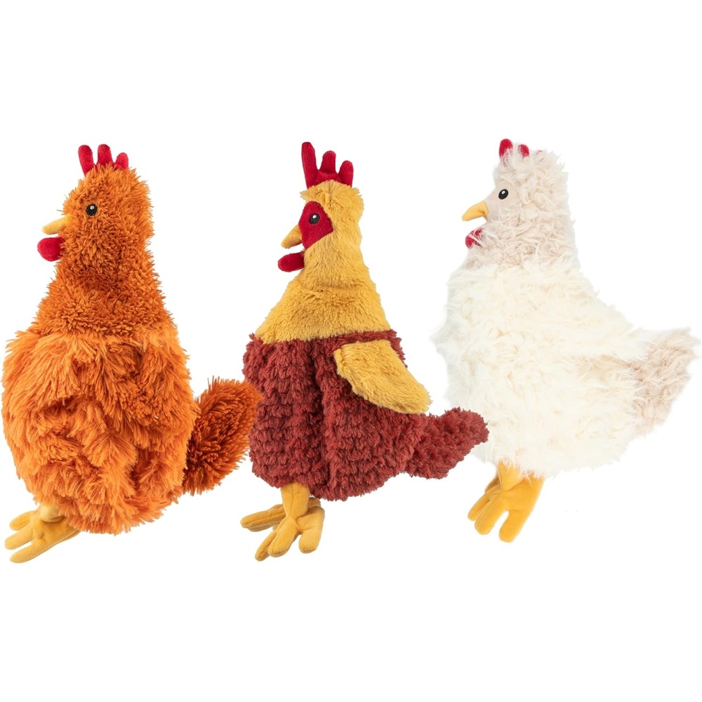 image:imageBest Pet Supplies Interactive Squeaky Dog Chew Toy Ideal Dog Toys for Chewers Small Medium amp Large Dogs and Fetch Lovers Crinkle Duck Blue LargeCrinkle Chicken Brown Beige Wine Red
