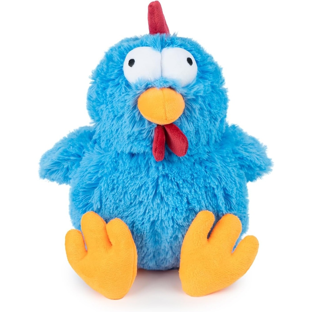 image:imageBest Pet Supplies Interactive Squeaky Dog Chew Toy Ideal Dog Toys for Chewers Small Medium amp Large Dogs and Fetch Lovers Crinkle Duck Blue LargeMrs Cluck Blue