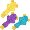 Crinkle Duck (Yellow  Purple & Turquoise)