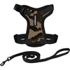 Harness Leash Set (Army/Black Trim)