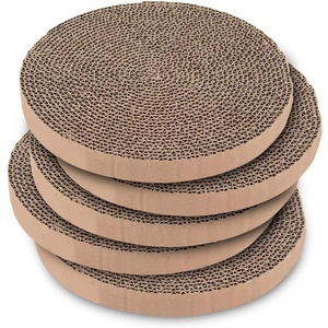 image:imageBest Pet Supplies Catify Cat Scratcher Fun Interactive Scratchers Posts Poles Claw Safe Furniture Saver Indoor Play Support Natural Cat Behaviors Heavy Duty  LShape  H 19Round5 Pack
