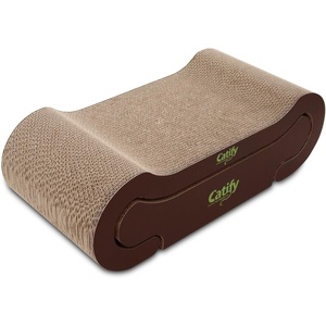 image:imageBest Pet Supplies Catify Cat Scratcher Fun Interactive Scratchers Posts Poles Claw Safe Furniture Saver Indoor Play Support Natural Cat Behaviors Heavy Duty  LShape  H 19Lounger I