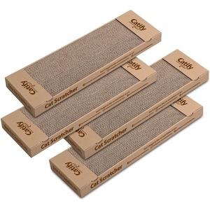 image:imageBest Pet Supplies Catify Cat Scratcher Fun Interactive Scratchers Posts Poles Claw Safe Furniture Saver Indoor Play Support Natural Cat Behaviors Heavy Duty  LShape  H 19Narrow 4 Pack