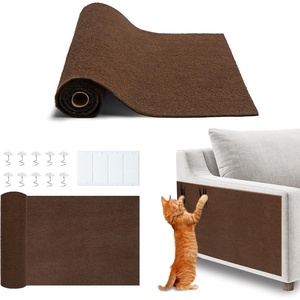 image:imageBest Pet Supplies Catify Cat Scratcher Fun Interactive Scratchers Posts Poles Claw Safe Furniture Saver Indoor Play Support Natural Cat Behaviors Heavy Duty  LShape  H 19Brown Mat  L 78