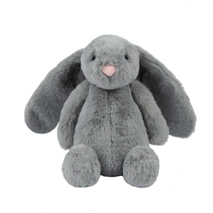 image:imageBest Pet Supplies Interactive Squeaky Dog Chew Toy Ideal Dog Toys for Chewers Small Medium amp Large Dogs and Fetch Lovers  Crinkle Duck Blue LargeBunny Gray