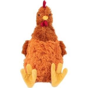 image:imageBest Pet Supplies Interactive Squeaky Dog Chew Toy Ideal Dog Toys for Chewers Small Medium amp Large Dogs and Fetch Lovers  Crinkle Duck Blue LargeCrinkle Chicken Brown