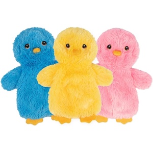 image:imageBest Pet Supplies Interactive Squeaky Dog Chew Toy Ideal Dog Toys for Chewers Small Medium amp Large Dogs and Fetch Lovers  Crinkle Duck Blue LargeCrinkle Chicken Yellow  Pink  Blue