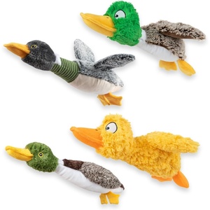 image:imageBest Pet Supplies Interactive Squeaky Dog Chew Toy Ideal Dog Toys for Chewers Small Medium amp Large Dogs and Fetch Lovers  Crinkle Duck Blue LargeDuck Mystery Box