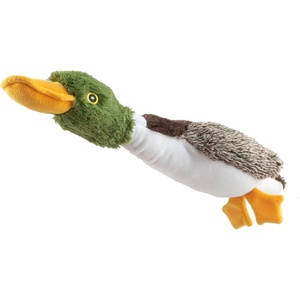 image:imageBest Pet Supplies Interactive Squeaky Dog Chew Toy Ideal Dog Toys for Chewers Small Medium amp Large Dogs and Fetch Lovers  Crinkle Duck Blue LargeMallard Duck Brown