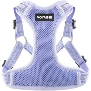 image:imageBest Pet Supplies Voyager Adjustable Stepin Flex Breathable Mesh Dog Harness for Small Medium Large Dogs Leash Set Army Base SHarness Lavender