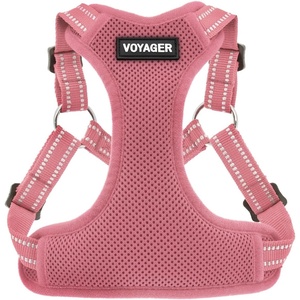 image:imageBest Pet Supplies Voyager Adjustable Stepin Flex Breathable Mesh Dog Harness for Small Medium Large Dogs Leash Set Army Base SHarness Pink