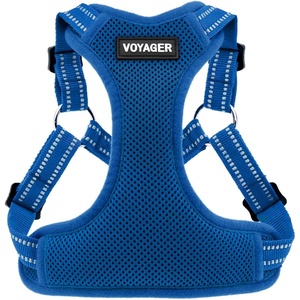 image:imageBest Pet Supplies Voyager Adjustable Stepin Flex Breathable Mesh Dog Harness for Small Medium Large Dogs Leash Set Army Base SHarness Royal Blue