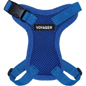 image:imageVoyager EscapeProof Stepin Lock Cat Harness amp 5ft NeopreneHandle Leash Set AllWeather Mesh with Reflective Stitching for Small to Large Cats by Best Pet Supplies Lavender 327 XXSHarness Leash Set Royal Blue