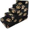Paw Print on Black