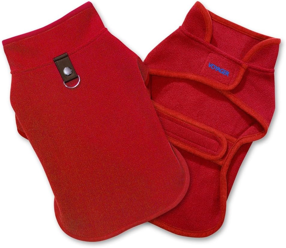 image:imageBest Pet Supplies 251RDL Voyager Windproof Fleece Pet Jacket Large Red
