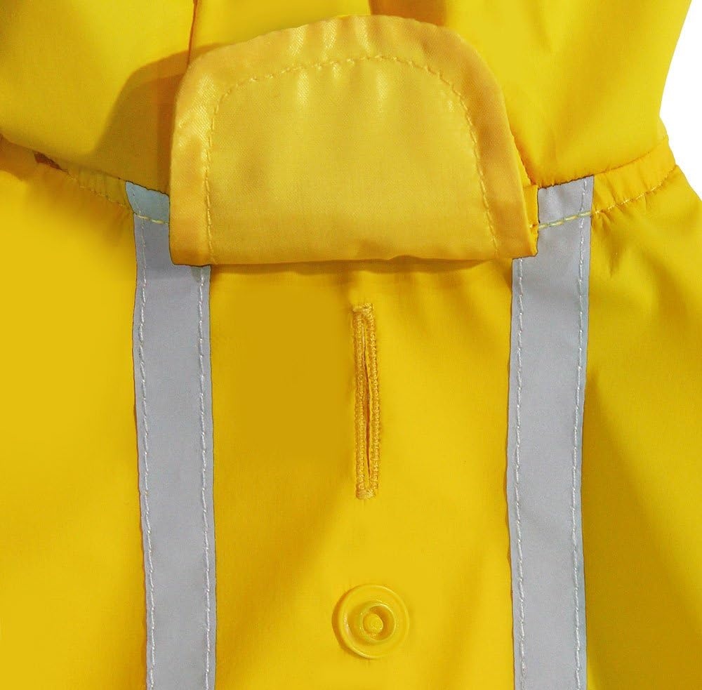 image:imageVoyager Dog Windbreaker by Best Pet Supplies Fuchsia XSmallRaincoat Bright Yellow