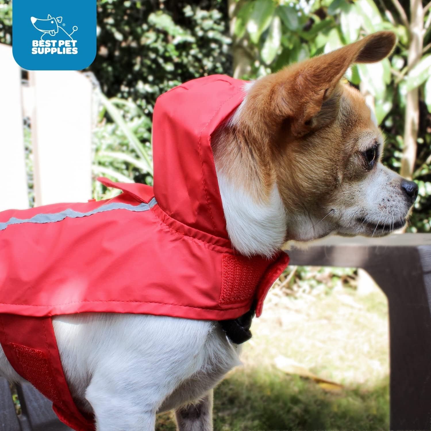 image:imageVoyager Dog Windbreaker by Best Pet Supplies Fuchsia XSmallRaincoat Red