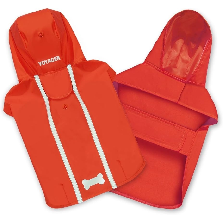 image:imageVoyager Dog Windbreaker by Best Pet Supplies Fuchsia XSmallRaincoat Red