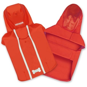 image:imageVoyager Dog Windbreaker by Best Pet Supplies  Fuchsia XSmallRaincoat Red