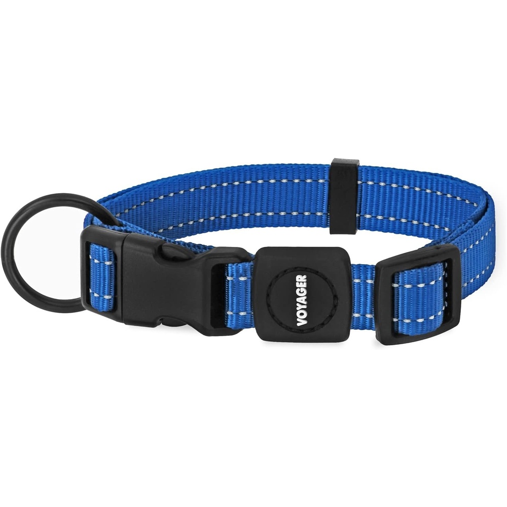 image:imageBest Pet Supplies Voyager Reflective Dog Leash or Collar with Neoprene Handle for Small Medium and Large Breed Puppies Cute and Heavy Duty for Walking Running and Training Royal Blue MCollar Royal Blue