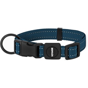 image:imageBest Pet Supplies Voyager Reflective Dog Leash or Collar with Neoprene Handle for Small Medium and Large Breed Puppies Cute and Heavy Duty for Walking Running and Training  Royal Blue MCollar Blue