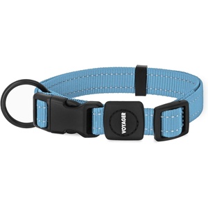 image:imageBest Pet Supplies Voyager Reflective Dog Leash or Collar with Neoprene Handle for Small Medium and Large Breed Puppies Cute and Heavy Duty for Walking Running and Training  Royal Blue MCollar Baby Blue