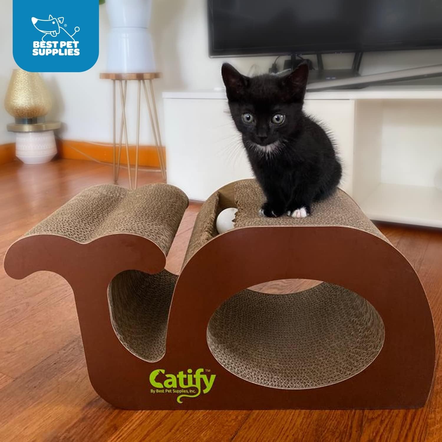 image:imageBest Pet Supplies Catify Cat Scratcher Fun Interactive Scratchers Posts Poles Claw Safe Furniture Saver Indoor Play Support Natural Cat Behaviors Heavy Duty Beige LogWhale