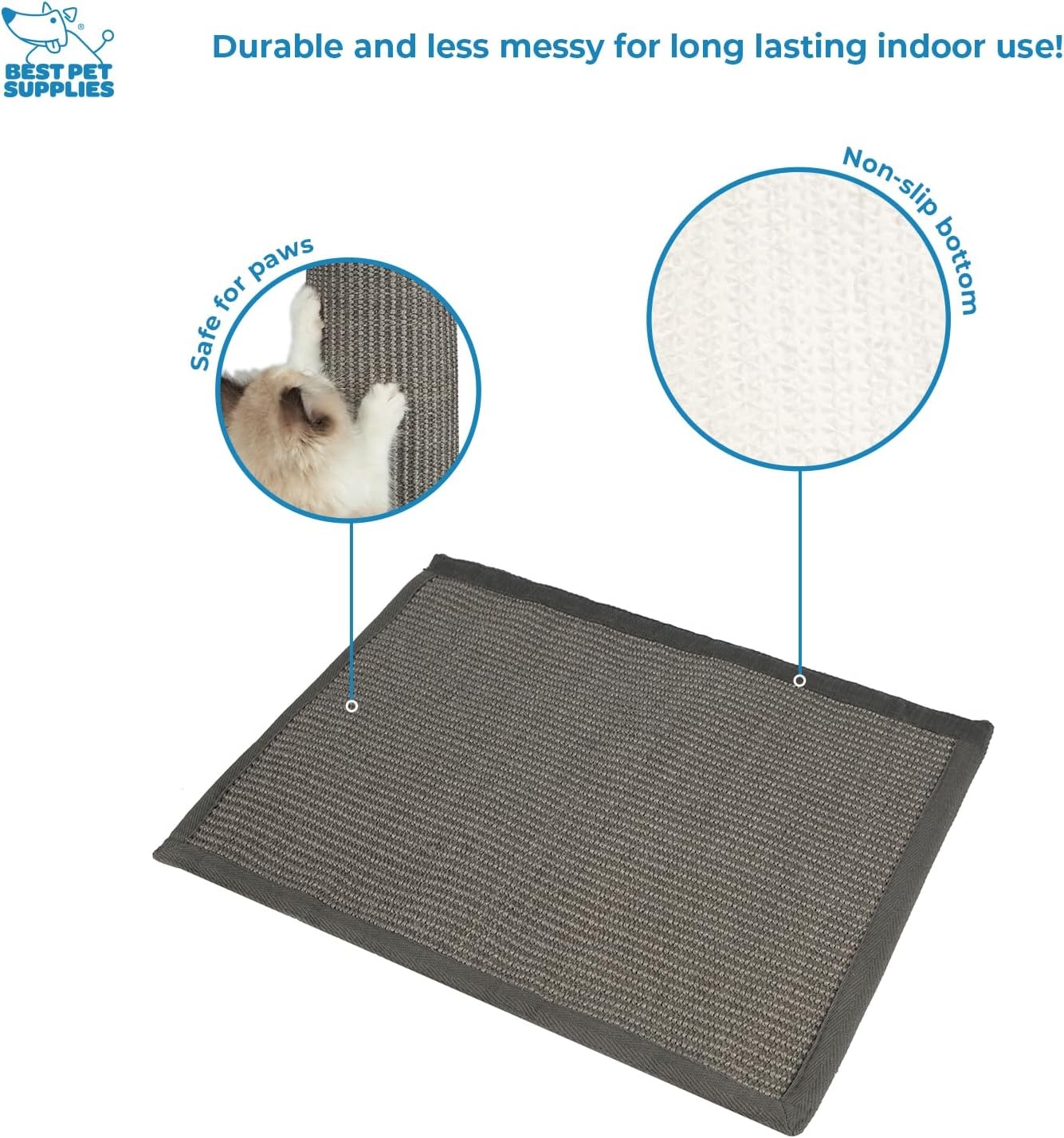 image:imageBest Pet Supplies Catify Cat Scratcher Fun Interactive Scratchers Posts Poles Claw Safe Furniture Saver Indoor Play Support Natural Cat Behaviors Heavy Duty Beige LogGray Log