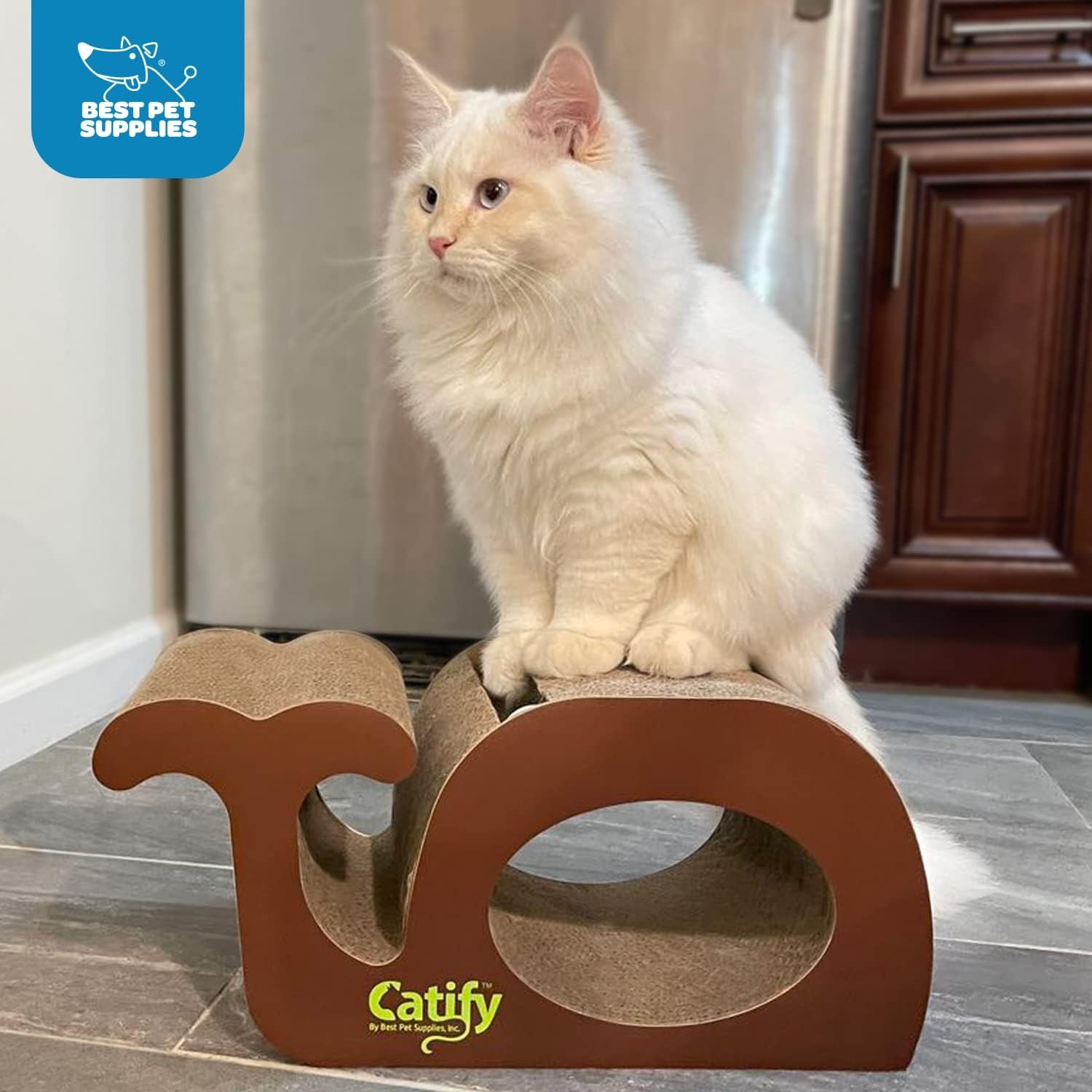 image:imageBest Pet Supplies Catify Cat Scratcher Fun Interactive Scratchers Posts Poles Claw Safe Furniture Saver Indoor Play Support Natural Cat Behaviors Heavy Duty Beige LogWhale